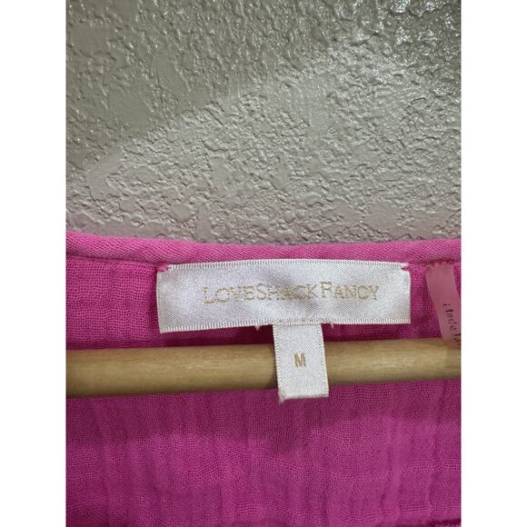 Loveshackfancy Elania Crop Top Womens Size M - Picture 5 of 5